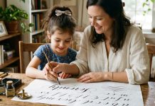 Things To Do This Labour Day Long Weekend In Singapore: 1 to 3 May 2026 mother daughter calligraphy