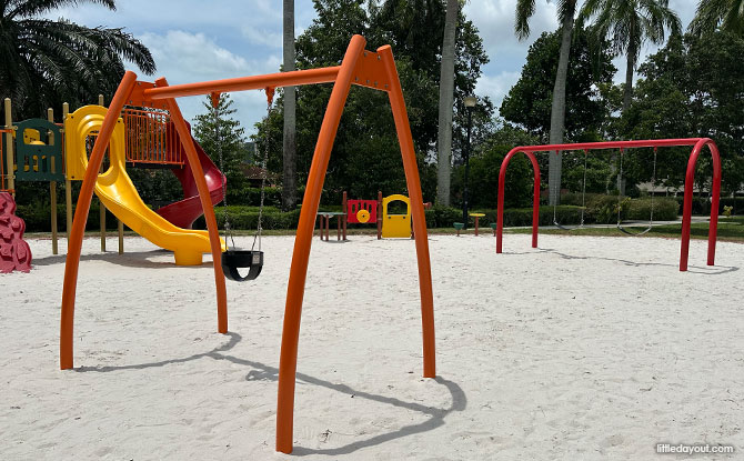 Mount Emily Park: Hidden Hilltop Greenery In The City 6 Swings at Mount Emily Park