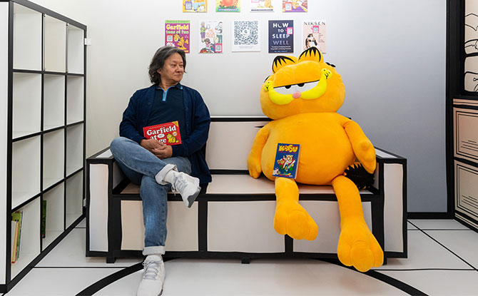 Garfield x Mr Kiasu Pop-up Library Opens At The Centrepoint