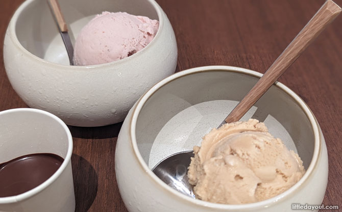 The Gula Melaka, Banana, and Coconut Gelato