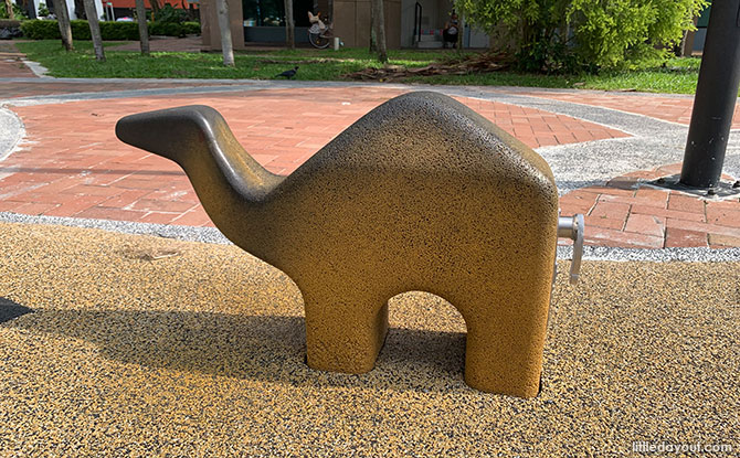Camel at the Playing at Blocks For the Future Playground, Robertson Quay