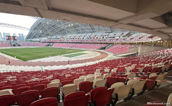 Seating at the National Stadium