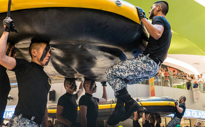 Performance by the SAF Music and Drama Company & Boat Physical Training Demonstration by the Naval Diving Unit, & SAF Central Band