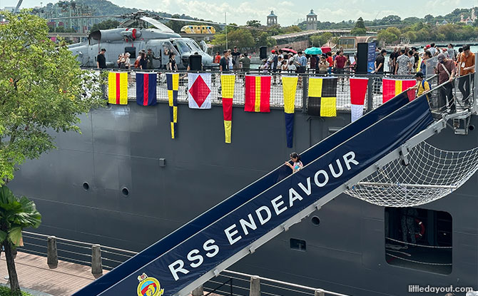 RSS Endeavour Ship Visit