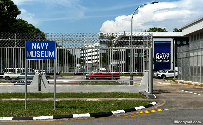 Entrance to the Singapore Navy Museum
