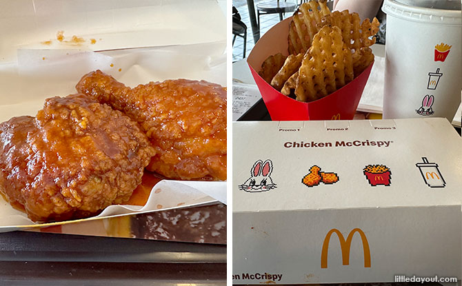 Attention! New Jeans McDonald's Singapore Collab: K-Sweet & Spicy Chicken McCrispy Taste Test