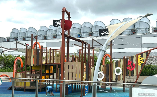 NEX Mall Water Playground NEX Mall Playground: Pirate Sea Adventure At KidzPLAY @ Skygarden On Level 4 Roof