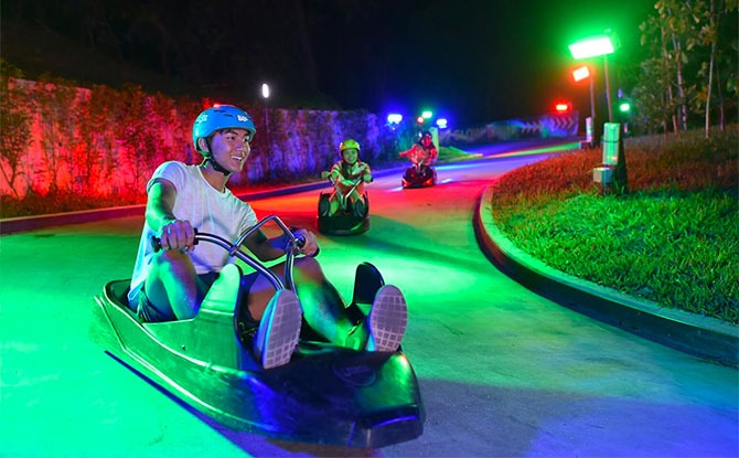 Sentosa Night Luge Is Back & You Can Get Free Ice Cream Till 18 September