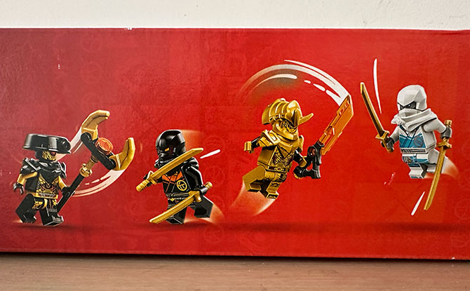 Little Day Out Subscriber Giveaway: LEGO Zane’s Dragon Power Spinjitzu Race Car 1 The set comes with four Minifigures