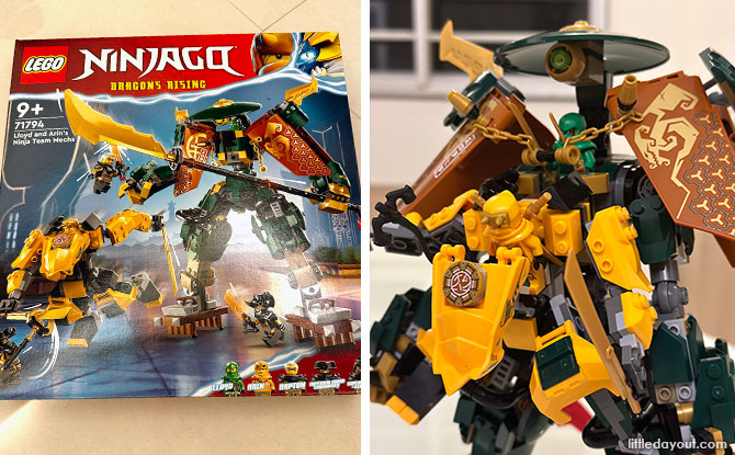 LEGO NINJAGO 71794 Lloyd and Arin’s Ninja Team Mechs Review