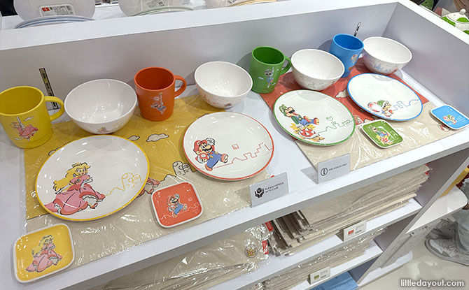 homeware with cute Nintendo characters