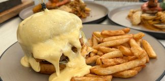 Cheese-Drenched Burger