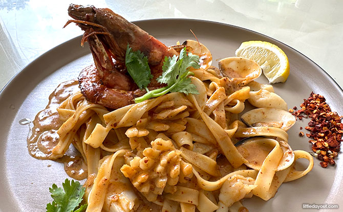 Tom Yam Seafood Pasta