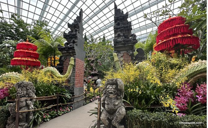 Orchid Extravaganza 2026: Discover The Rich Heritage Of Indonesia Amidst 7,000 Orchids At Gardens By The Bay 3 Candi Bentar Split Gateway