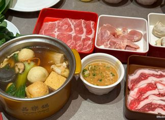 Paradise Hotpot: Buffet, Hong Kong-Style Individual Hotpot Dining Review Meat, Seafood and Dumplings from the Premium Set