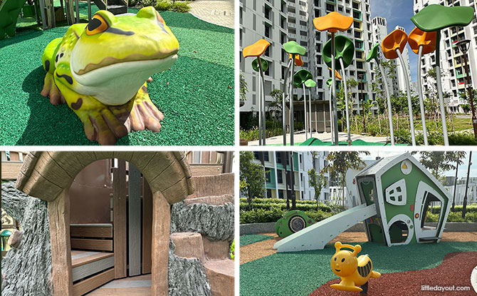 Parc Clover @ Tengah Playground: Lollipop Trees & A Giant Frog