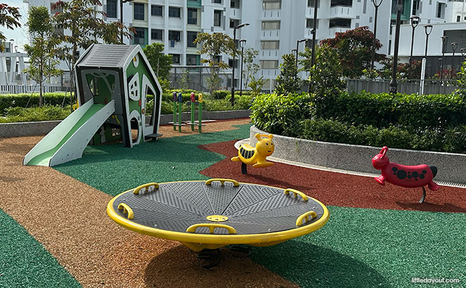 Rooftop garden playground