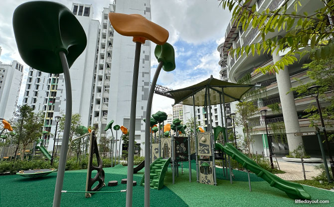 Play structure at Parc Clover at Tengah
