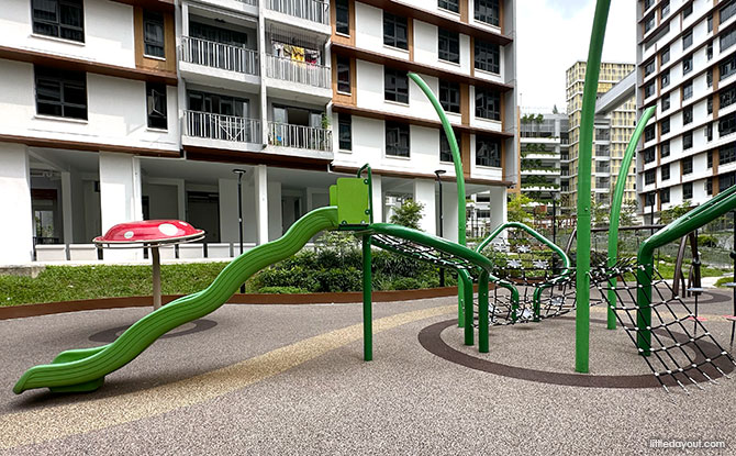 Park Edge @ Bidadari Playground: The Squirrel & The Snail 3 Climbing structure at Park Edge