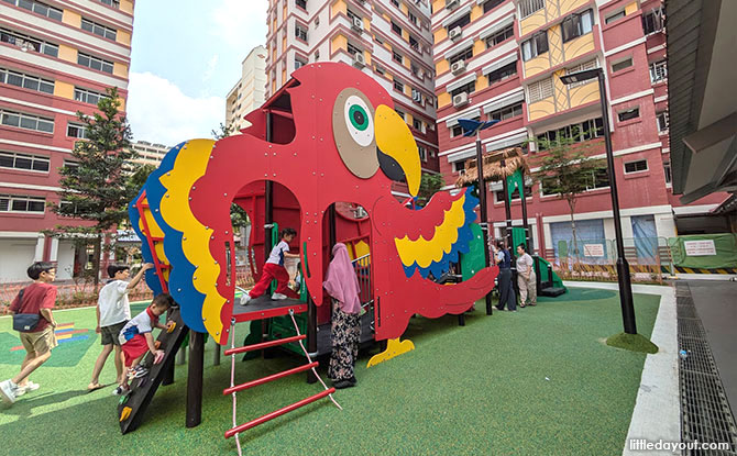 Parrot Playground At 274 Choa Chu Kang Ave 2: Flock Down For Some Neighbourhood Fun Parrot Playground At 274 Choa Chu Kang Ave 2: Flock Down For Some Neighbourhood Fun