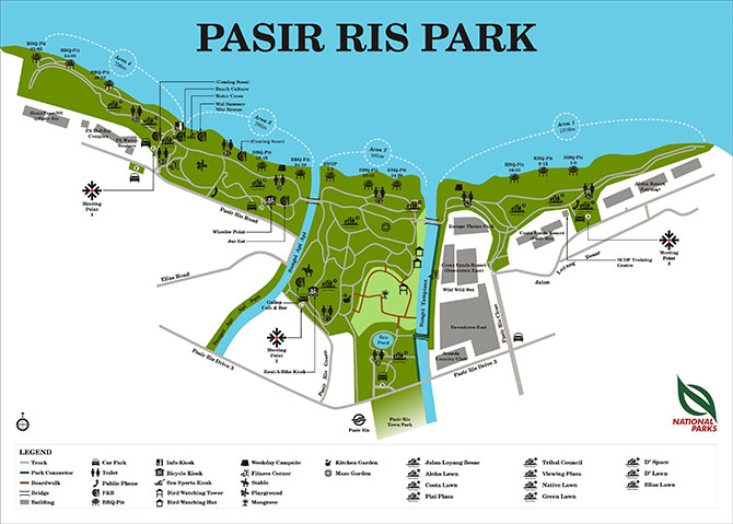 Pasir Ris Park Map