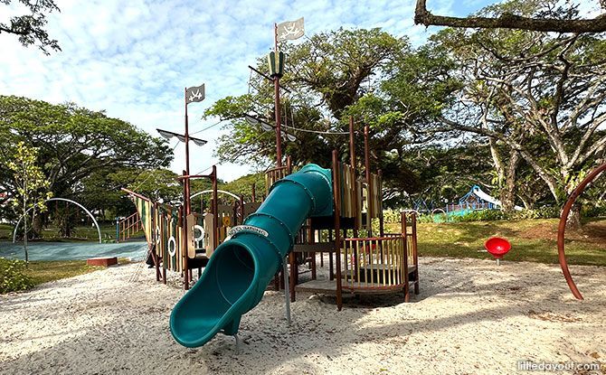 Pirate ship playground at Pasir Ris Park