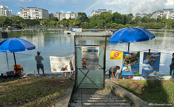 Fishing Ponds at Pasir Ris Town Park