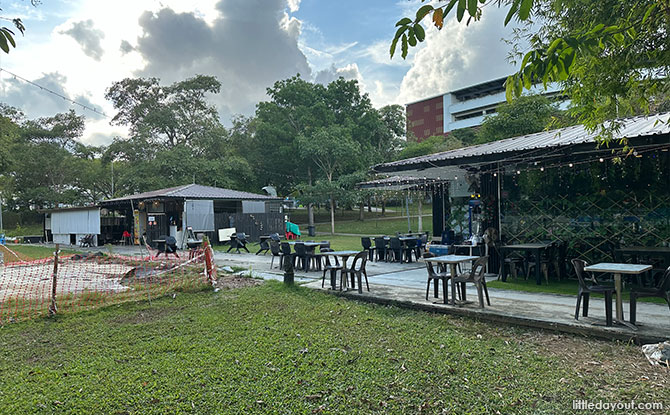 Food stalls at Pasir Ris Town Park