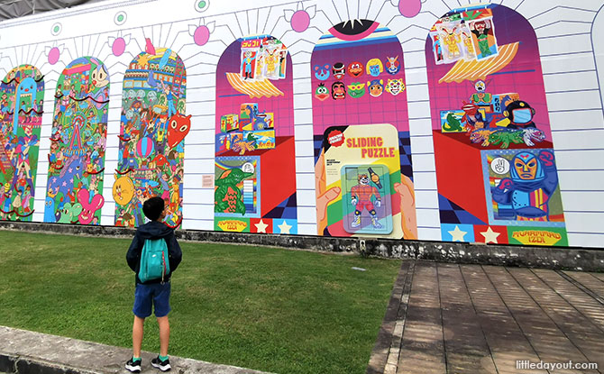 Artworks on the Exterior of National Museum of Singapore