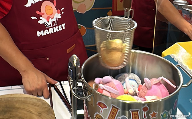 Xtra Play Market At FairPrice Xtra: Blind Boxes, Plushies – Plus Abalone Plush Experience Exclusively At AMK Hub Outlet Till 18 Feb 4 "cleaned' and sealed into cans