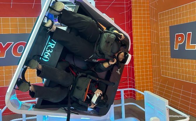 PlayOn: Digital Sports & Entertainment At Downtown East With 20+ Experiences 9 VR360 Dual Person Flight