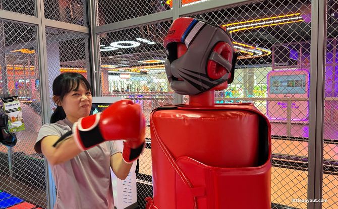 PlayOn: Digital Sports & Entertainment At Downtown East With 20+ Experiences 3 Dynamic Boxing arena