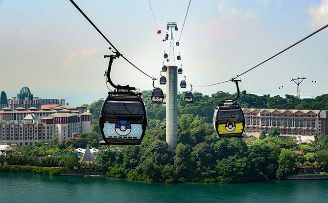 Poké Ball Cable Cars