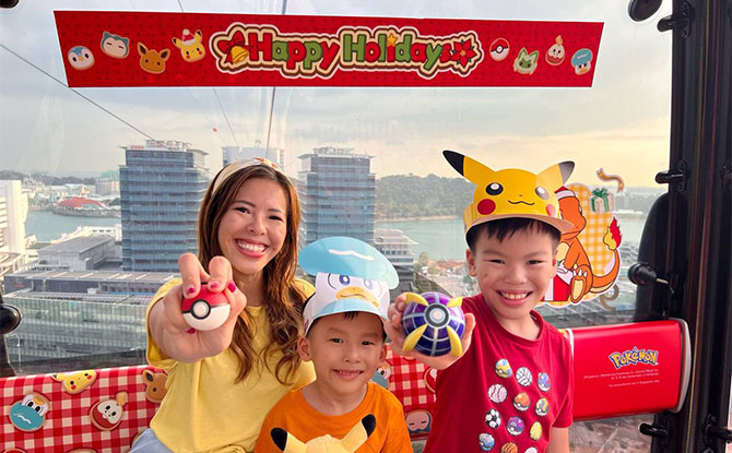 Singapore Cable Car Celebrates The Holiday Season With Festive Pokémon Cabins