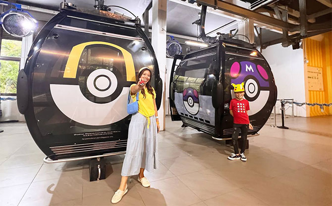Ride the Pokemon Cable Cars