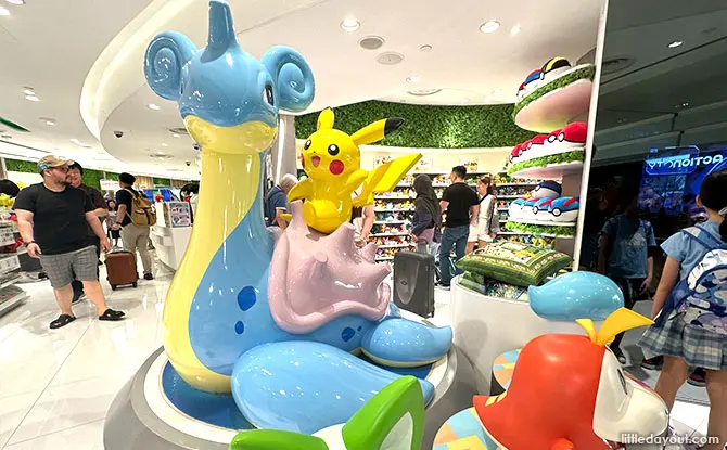 Snap Photos With Lapras and Pikachu at Pokemon Center Jewel Singapore