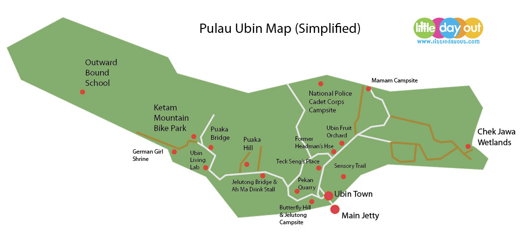 Pulau Ubin Map