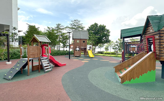 Huts in the Air: Punggol Northshore Drive Playground