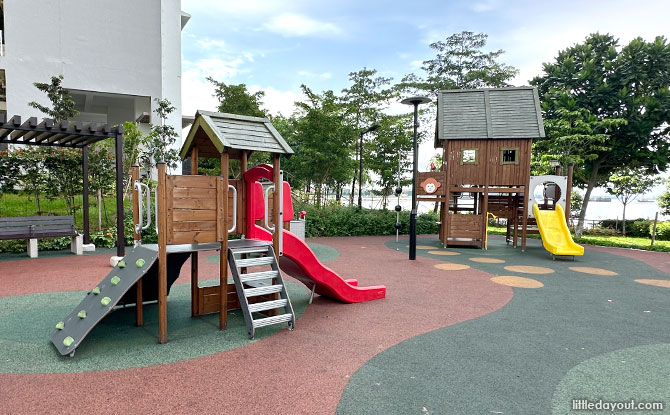 Huts Playground for Younger Kids