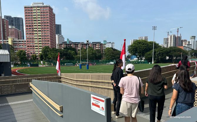 Queenstown Sport Centre: Singapore's First Neighbourhood Sports Complex Reopens With Gym, Rugby Field & Swimming Complex 9 ramp that leads up to the Queenstown Swimming Complex