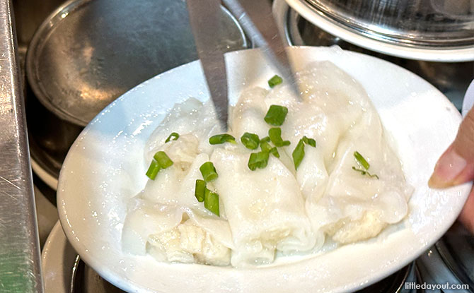 Rice Rolls - dim sum at Red Star Restaurant