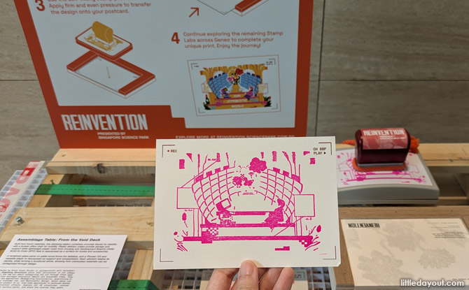 Highlights Of REINVENTION Festival At GENEO, Singapore Science Park 8 self-inking stamps