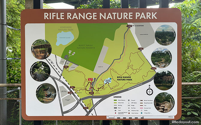 Rifle Range Nature Park Map