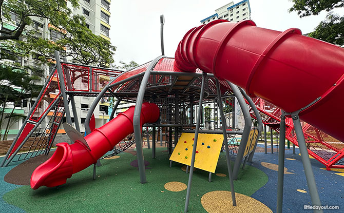 Crab playground toa payoh slide