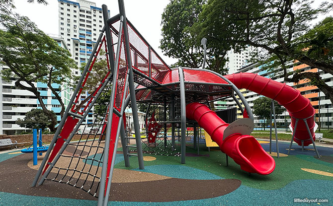 Crab playground legs