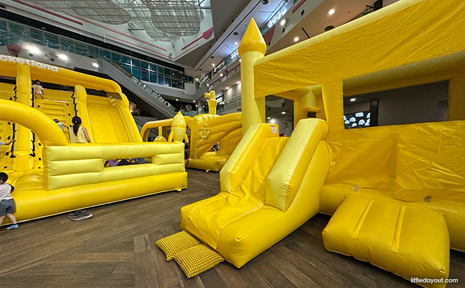Yellow Inflatables at Rocketland