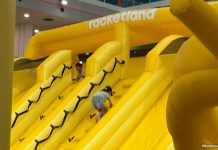 Rocketland: Have A Blast At The Yellow Inflatable Play Space At Aperia Mall