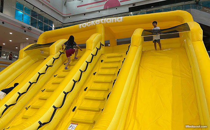towering slide playground