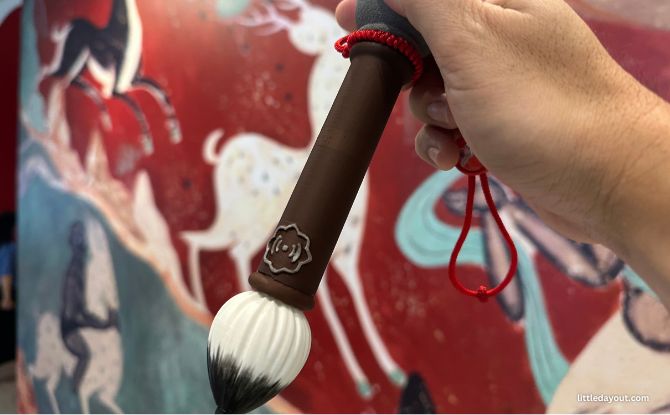 Sacred Caves: Dunhuang, Buddhism, And The Silk Road Exhibition At Asian Civilisations Museum 7 Pick up a Paintbrush and go on a Digital Trail