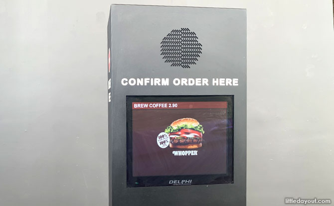 Place Order at the Burger King Drive Thru at SAFRA Choa Chu Kang